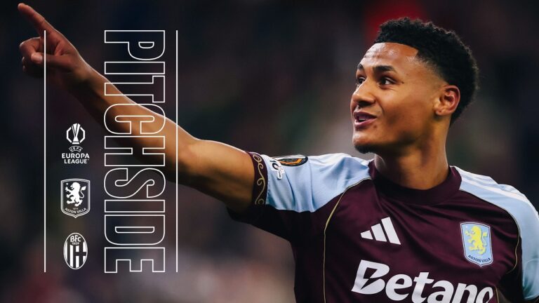 WATKINS MAKES IT 100! PITCHSIDE Aston Villa v Bologna