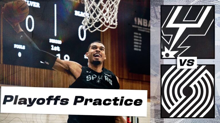Take an INSIDE LOOK at a Spurs’ Practice Ahead of NBA Playoffs