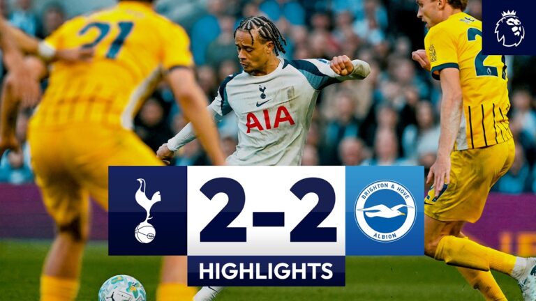 Spurs 2-2 Brighton Premier League Highlights