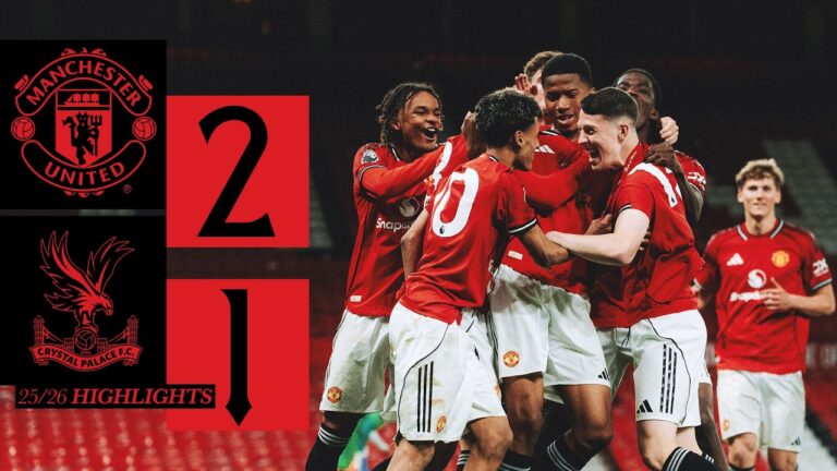 IN THE FINAL! Man Utd U18s v Crystal Palace FA Youth Cup Academy Highlights