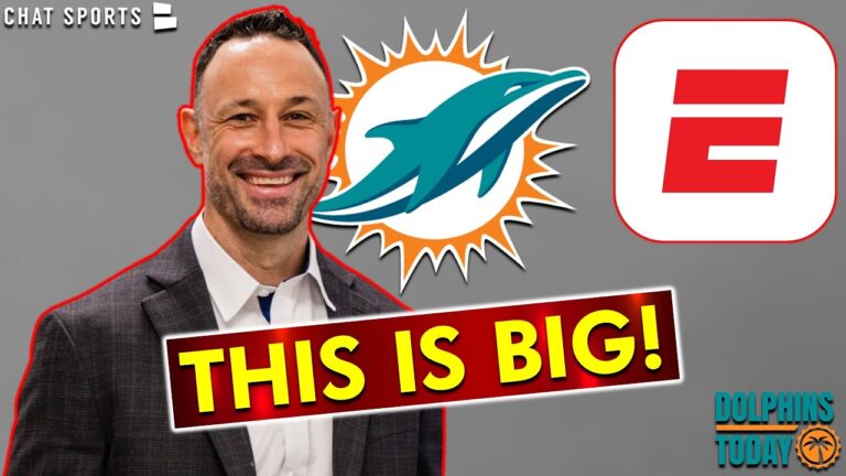 MAJOR REPORT On The Miami Dolphins Before The NFL Draft