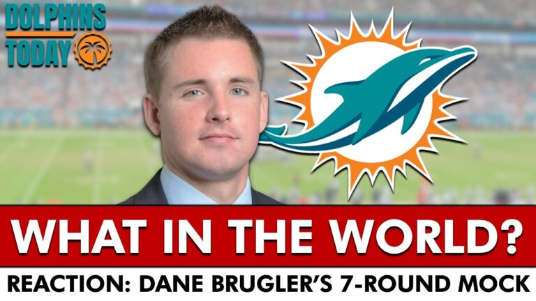 This Is The Most CONTROVERSIAL Miami Dolphins Mock Draft Yet Dane Brugler 7-Round Mock Draft
