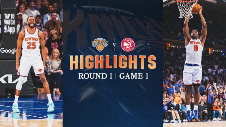 New York Knicks Defeat Atlanta Hawks in Game 1 of First Round of NBA Playoffs April 18, 2026