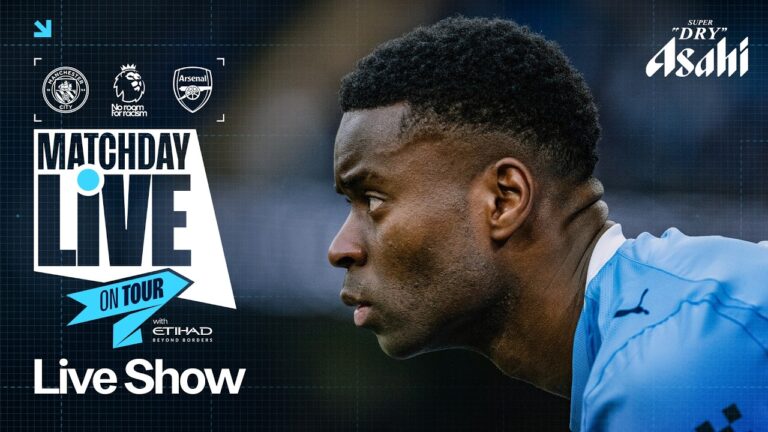 Man City take on Arsenal at the Etihad! MATCHDAY LIVE Premier League
