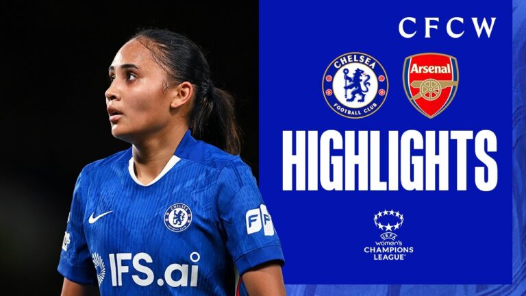 Chelsea Women 1-0 Arsenal Women (AGG 2-3) HIGHLIGHTS UWCL 2025 26