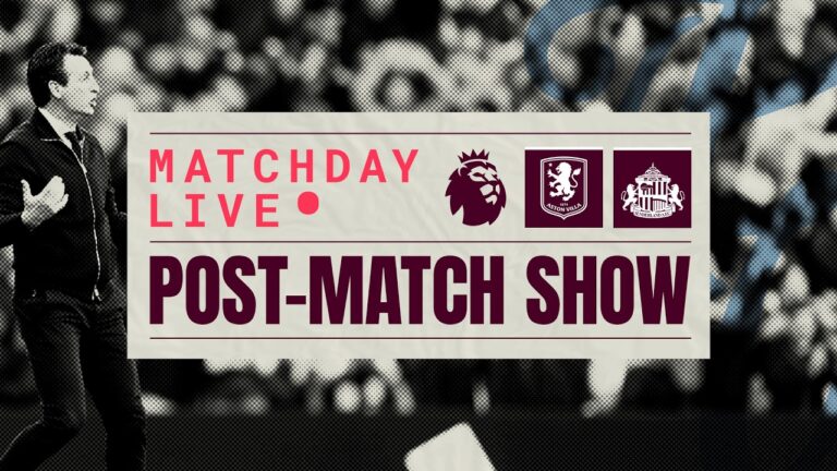 Villa 4-3 Sunderland Post-match Live Avlsun