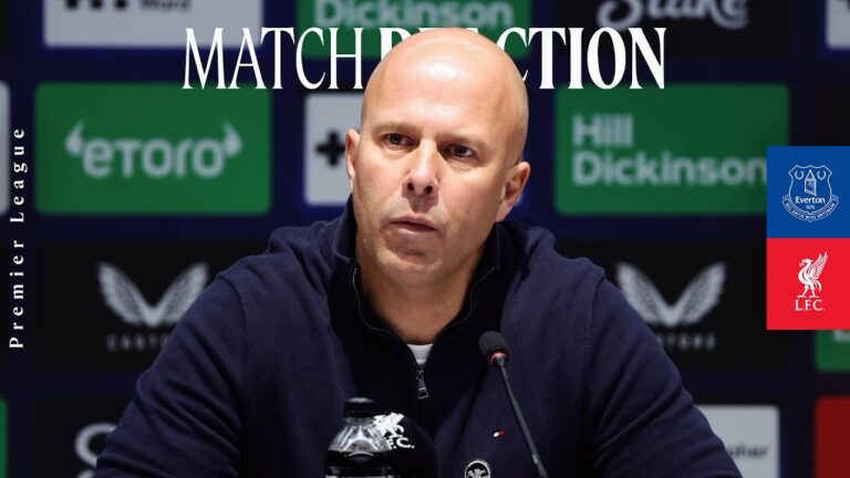 Arne Slot’s Post Match Press Conference Late Merseyside Derby Winner Everton 1-2 Liverpool