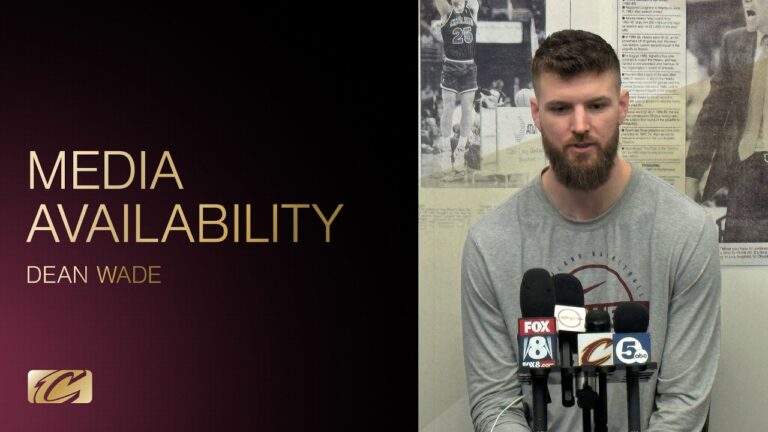 Cavs Practice Dean Wade Media Availability 04.19.2026