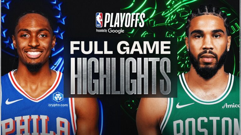 7 76ERS at 2 CELTICS FULL GAME 1 HIGHLIGHTS April 19, 2026