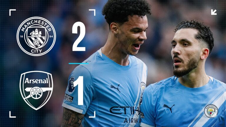 HIGHLIGHTS! Man City 2-1 Arsenal Haaland fires City to a crucial victory Premier League