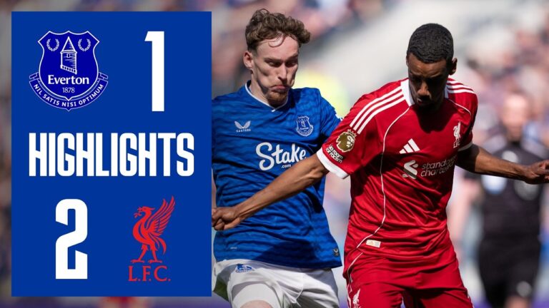 EVERTON 1-2 LIVERPOOL Premier League Highlights