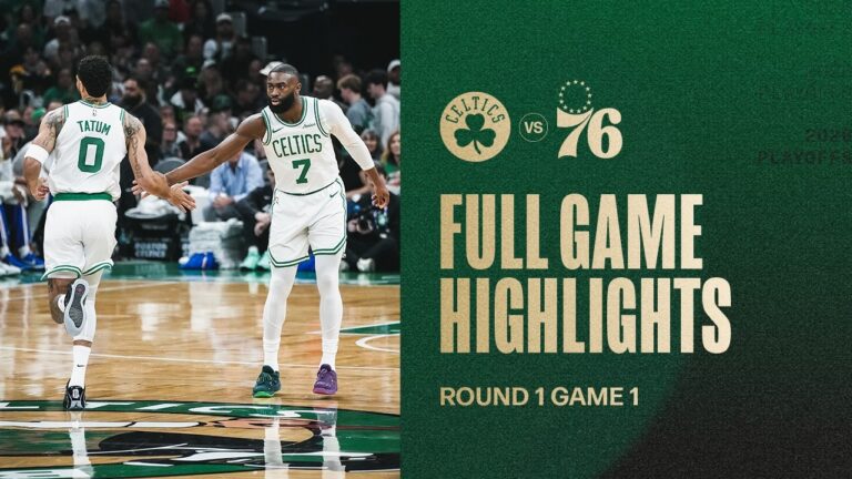 Jaylen Brown & Jayson Tatum Game One Highlights vs. the Philadelphia 76ers