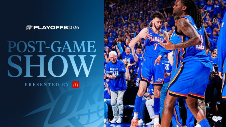 2026 Playoff Post Game Show Presented by McDonald’s Thunder vs Suns Round 1 Game 1
