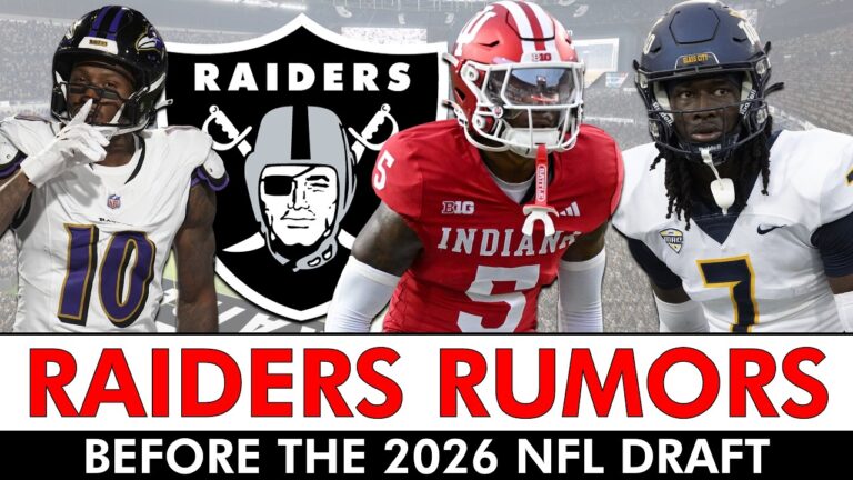 Raiders Rumors Before The 2026 NFL Draft That Raider Nation Is Thinking About