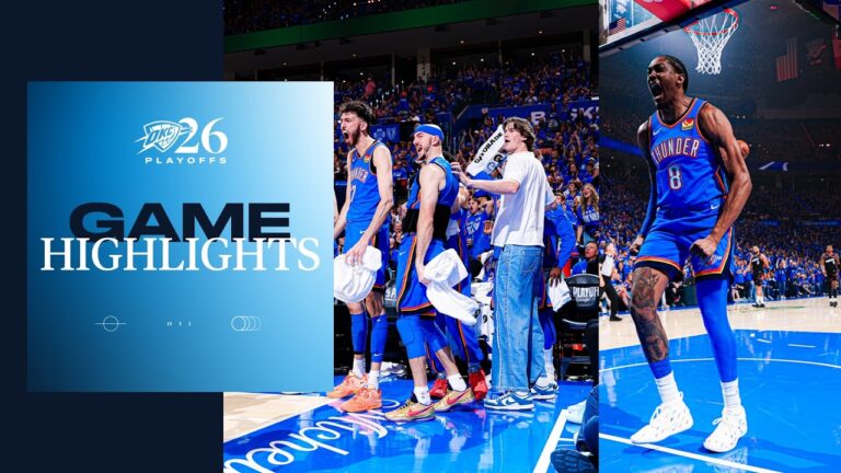 OKC Thunder vs Phoenix Suns Playoffs R1G1 Game Highlights April 19, 2026