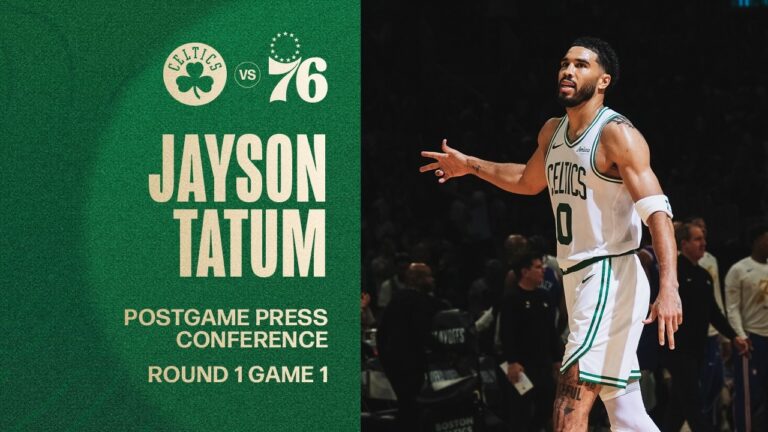 Jayson Tatum Postgame Press Conference: Round 1 Game 1 vs. Philadelphia 76ers