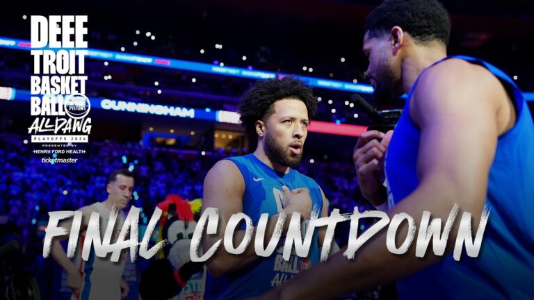 Detroit Pistons Playoff Intros Final Countdown