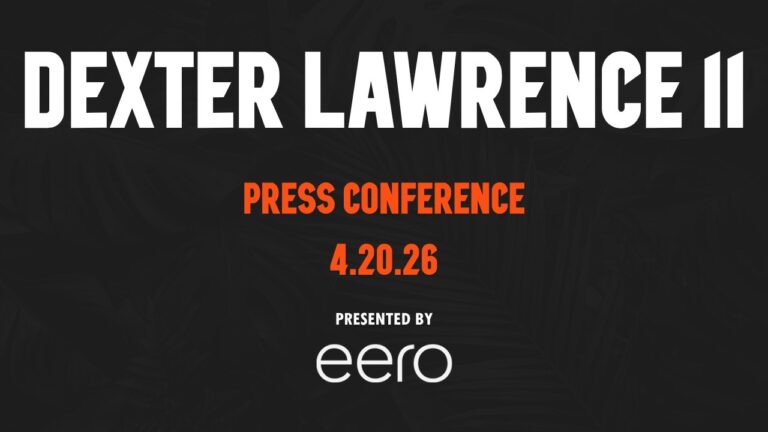 Dexter Lawrence II Press Conference – April 20