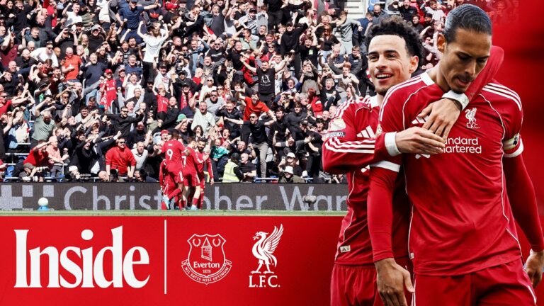Inside: Everton 1-2 Liverpool Salah & Van Dijk at the first Hill Dickinson derby!