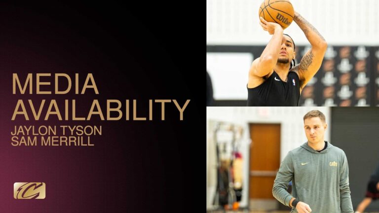 Cavs Shootaround Jaylon Tyson & Sam Merrill Media Availability 04.20.2026