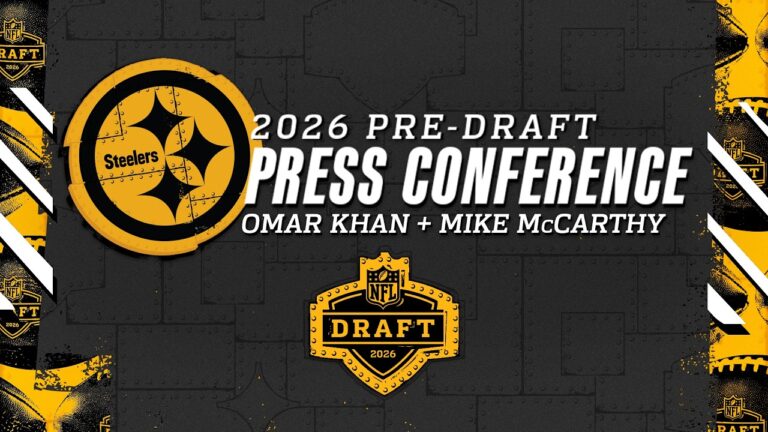 2026 Pre-Draft Press Conference: GM Omar Khan & Coach Mike McCarthy Pittsburgh Steelers