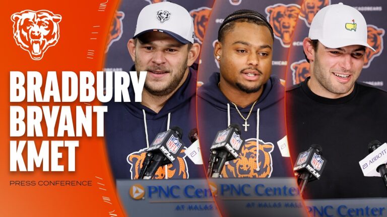 Garrett Bradbury, Coby Bryant, Cole Kmet excited to get back to football Press Conference