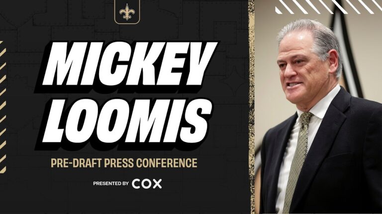 LIVE: Mickey Loomis Pre-Draft Press Conference 2026 NFL Draft