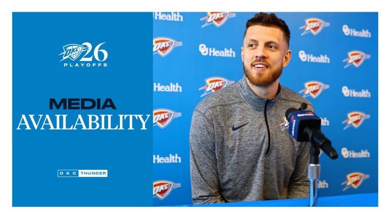 Practice Media Availability Lu Dort Isaiah Hartenstein NBA Playoffs April 20, 2026