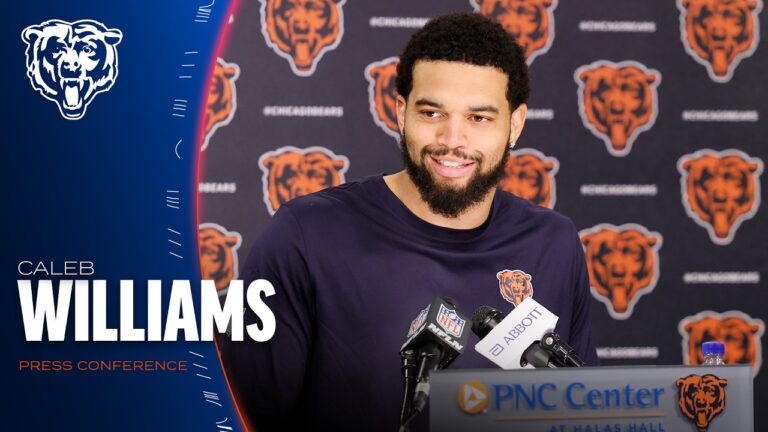Caleb Williams on returning to Halas Hall: ‘I’ve been waiting on this day’ Press Conference