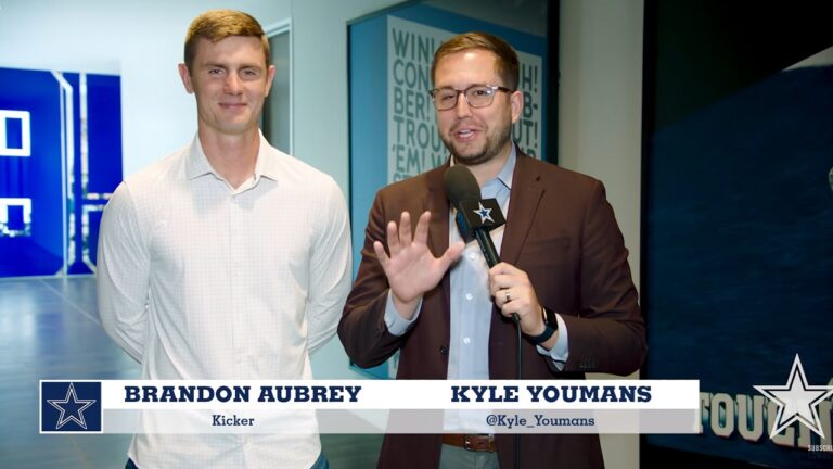 Brandon Aubrey: My Priority Was To Stay In Dallas Player Interviews