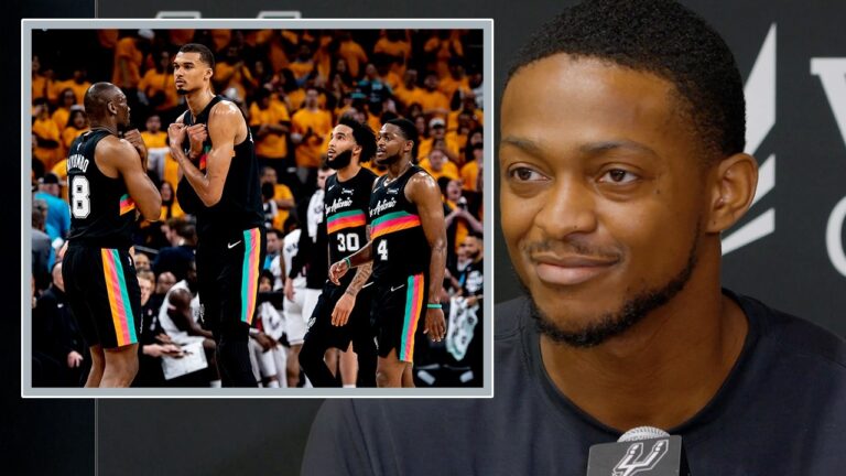 De’Aaron Fox on Spurs Defensive Performance In Game One of NBA Playoffs