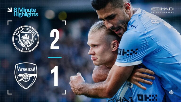 EXTENDED HIGHLIGHTS City 2-1 Arsenal The title race is on!