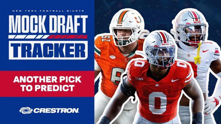 Mock Draft Tracker 11:0: A Second Pick To Predict New York Giants
