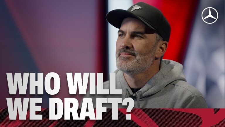 Atlanta Falcons HC Kevin Stefanski exclusive pre-draft interview 2026 NFL Draft