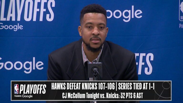 Atlanta Hawks vs. New York Knicks Game 2 Postgame Media Availability