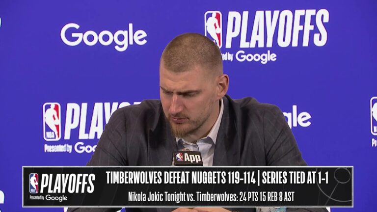 Minnesota Timberwolves vs. Denver Nuggets Game 2 Postgame Media Availability