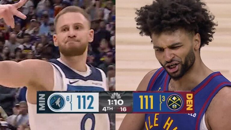 Final 5:50 WILD ENDING Nuggets vs Timberwolves April 20, 2026