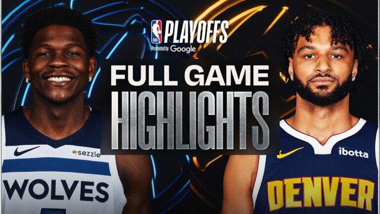 6 TIMBERWOLVES at 3 NUGGETS FULL GAME 2 HIGHLIGHTS April 20, 2026