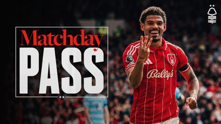 INCREDIBLE ANGLE OF MGW HAT-TRICK! Nottingham Forest 4-1 Burnley Matchday Pass