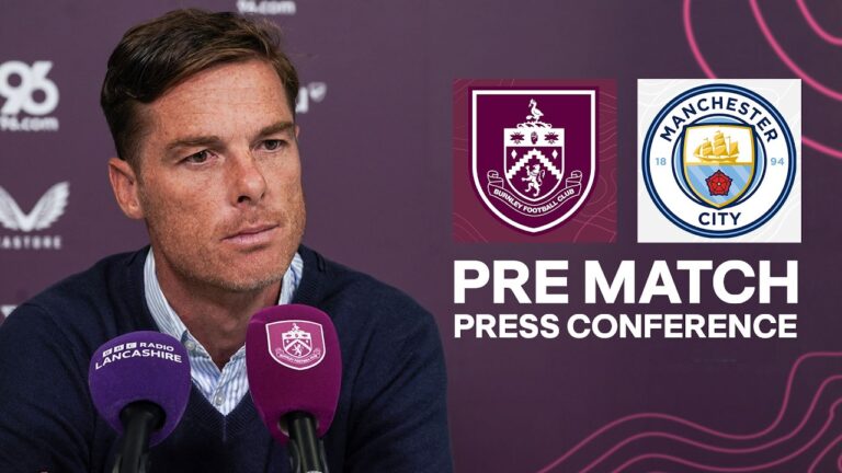 Scott Parker Speaks To Media Ahead Of Man City PRESS Burnley v Manchester City