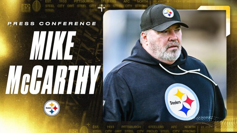 Mike McCarthy Press Conference (Apr. 21) Pittsburgh Steelers