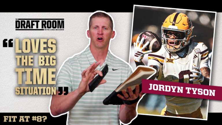 Jordyn Tyson Film Breakdown The Draft Room w Luke McCown