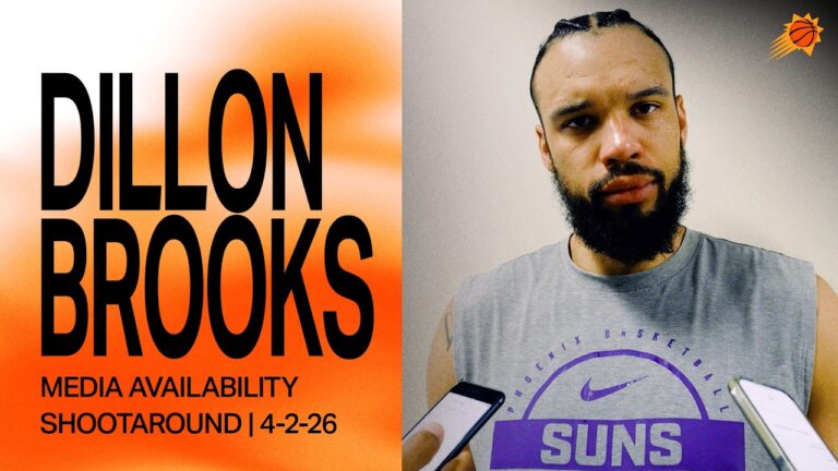 Dillon Brooks Shootaround Media Availability 4-2-26 Phoenix Suns