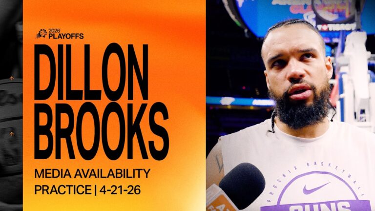 Dillon Brooks Practice Media Availability Phoenix Suns 4-21-26