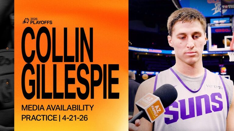 Collin Gillespie Practice Media Availability Phoenix Suns 4-21-26