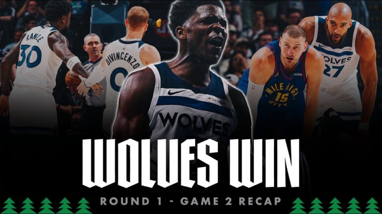 Wolves STORM BACK From Down 19 Points To Even Series 1-1 Against Denver Nuggets Rudy vs. Jokic