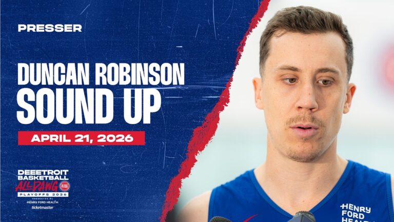 Postseason Media Availability Duncan Robinson Tuesday, April 21th 2026