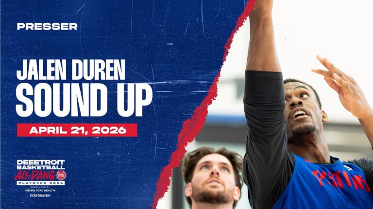 Postseason Media Availability Jalen Duren Tuesday, April 21th 2026