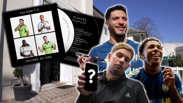 FULHAM PLAYERS CREATE MUSIC PLAYLIST Raúl, Smith Rowe, Kevin and more choose their favourite songs