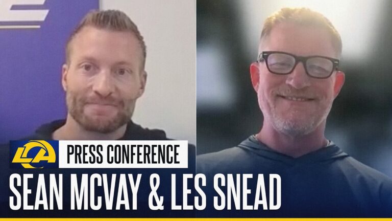Sean McVay & Les Snead On First-Round Pick Scenarios, Jimmy Garoppolo’s Future & Secondary Depth
